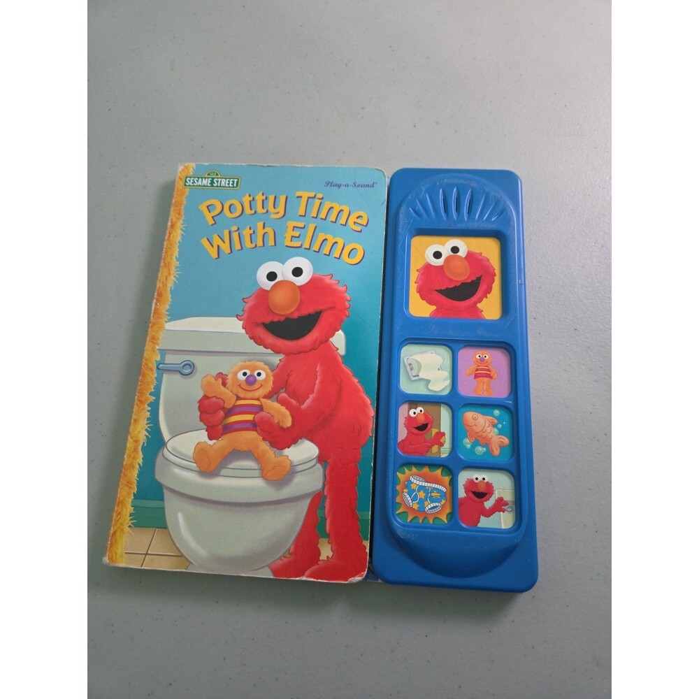 Play-a-Sound Potty Time with Elmo Talking Book Potty Training